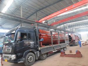 蒸壓釜發貨現場